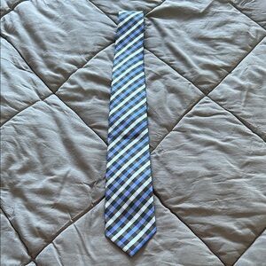 Croft & Barrow Navy and Black Checkered Tie